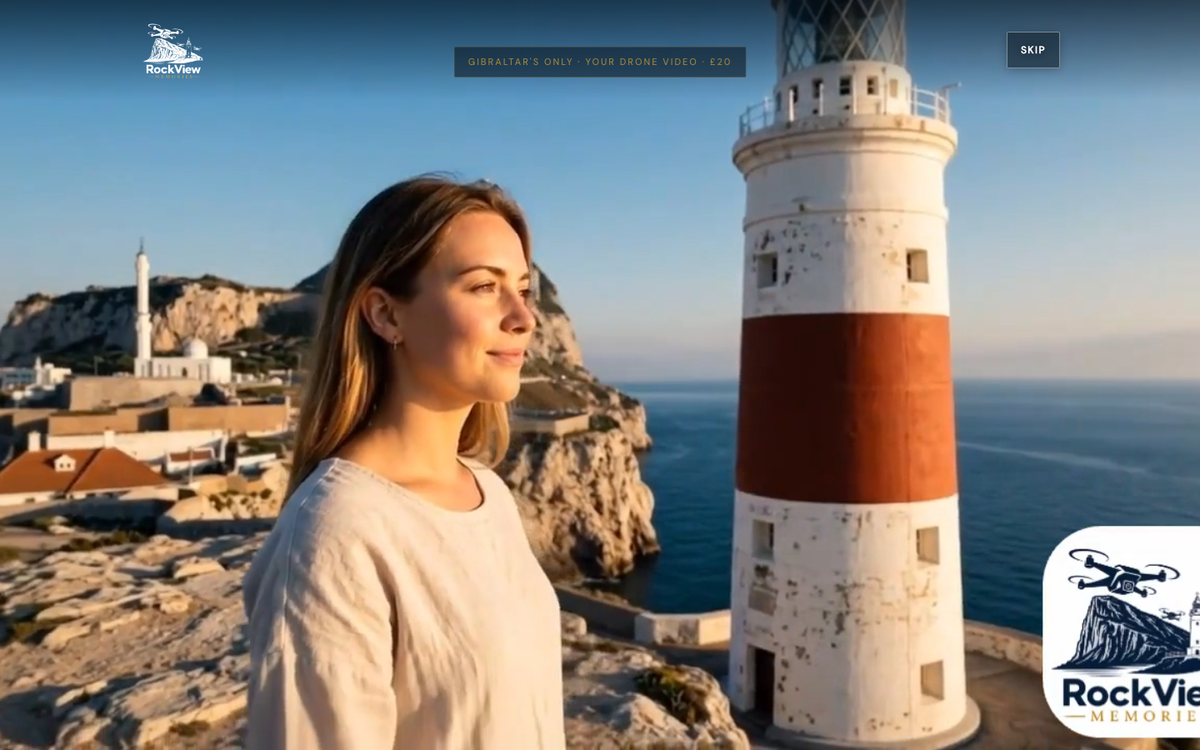 RockView Memories, cinematic drone videos at the Rock of Gibraltar
